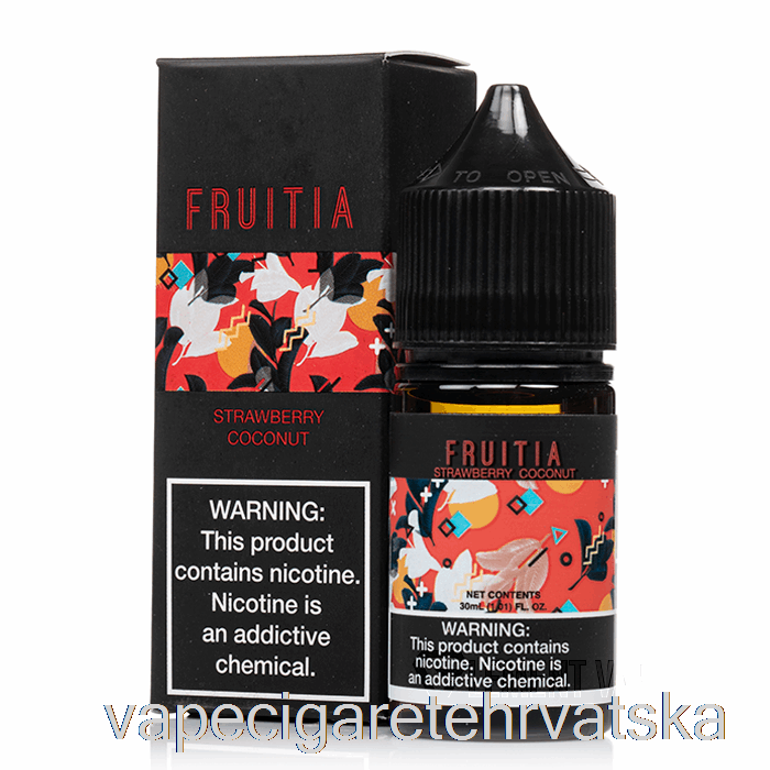 Vape Hrvatska Jagoda Kokos - Fruitia Soli - 30ml 35mg